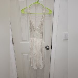 New Free People Women's Dress, Size 6, Beige.